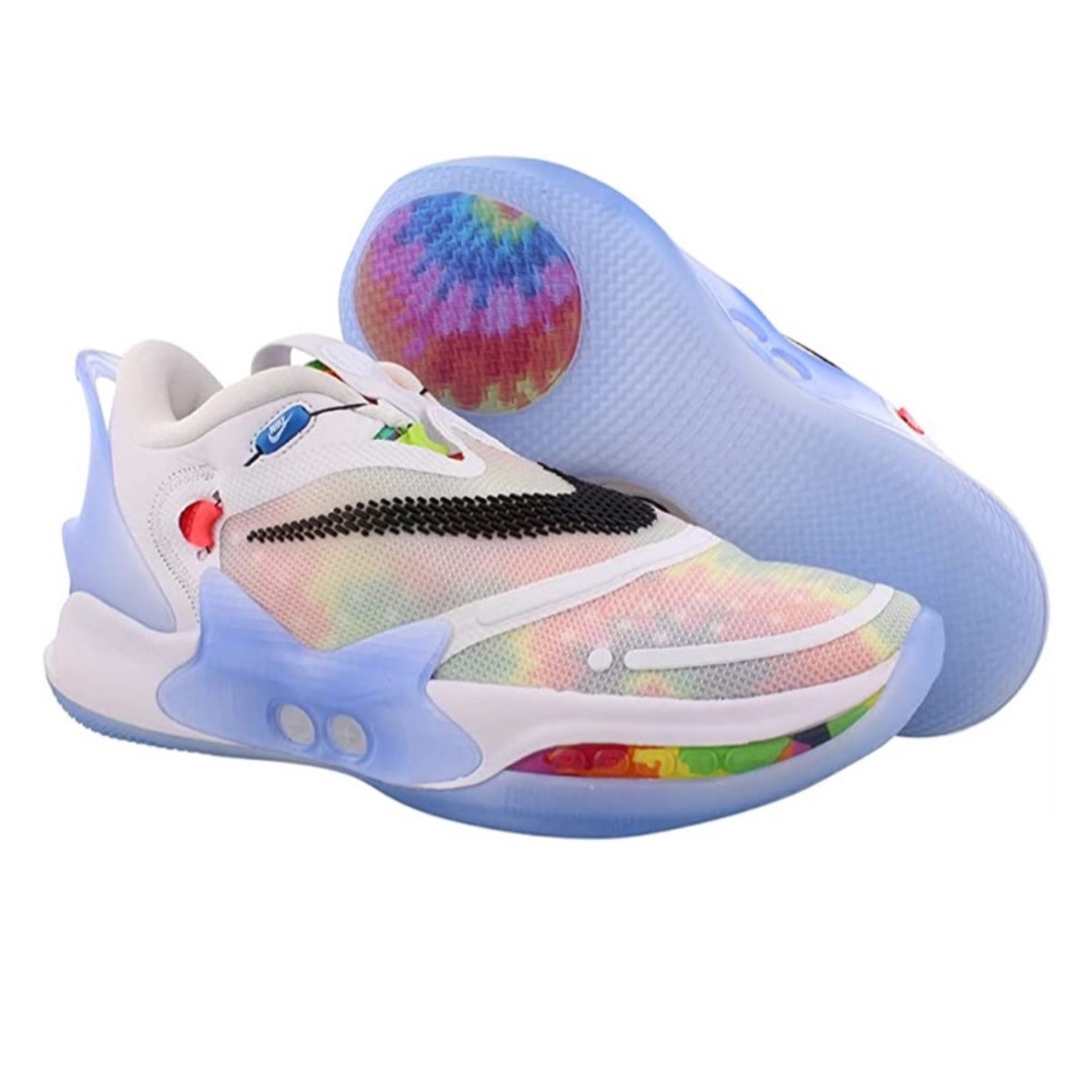 LIMITED EDITION Brand New NIKE Men's Size 15 Shoes Light Up Adapt BB 2.0 Tie-Dye